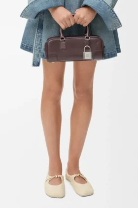 Amazona 23 Cropped Bag in Shiny Calfskin