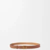 Anagram Belt in Pebble Grain Calfskin