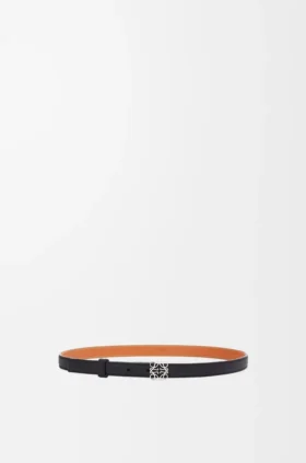 Anagram Belt in Pebble Grain Calfskin