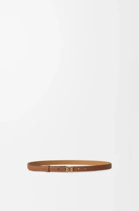 Anagram Belt in Pebble Grain Calfskin