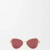 Anagram Bombé Butterfly Sunglasses