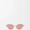 Anagram Bombé Hexagon Sunglasses