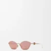 Anagram Bombé Hexagon Sunglasses
