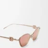 Anagram Bombé Hexagon Sunglasses