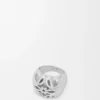 Anagram Bombé Signet Ring in Sterling Silver Anagram Bombé Signet Ring in Sterling Silver
