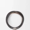 Anagram Bombé Twist Bracelet in Calfskin Anagram Bombé Twist Bracelet in Calfskin