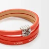Anagram Bombé Twist Bracelet in Calfskin Anagram Bombé Twist Bracelet in Calfskin