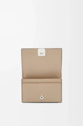 Anagram Business Cardholder in Pebble Grained Calfskin
