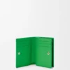 Anagram Compact Wallet in Pebble Grained Calfskin Anagram Compact Wallet in Pebble Grained Calfskin