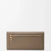 Anagram Continental Wallet in Pebble Grained Calfskin Anagram Continental Wallet in Pebble Grained Calfskin
