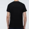 Anagram Embroidered Cotton Round Neck Short Sleeve Black H526341Xai-1100
