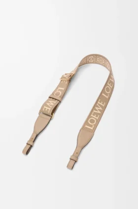 Anagram Loop Strap in Jacquard and Calfskin