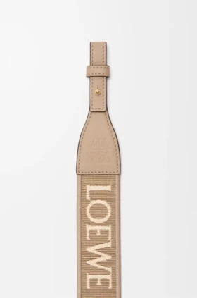 Anagram Loop Strap in Jacquard and Calfskin