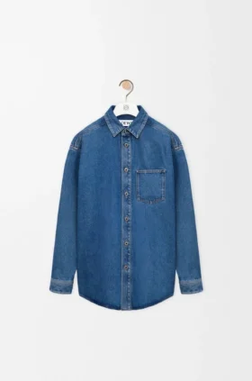 Anagram Overshirt in Denim