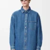 Anagram Overshirt in Denim