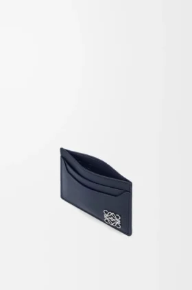 Anagram Plain Cardholder in Pebble Grained Calfskin