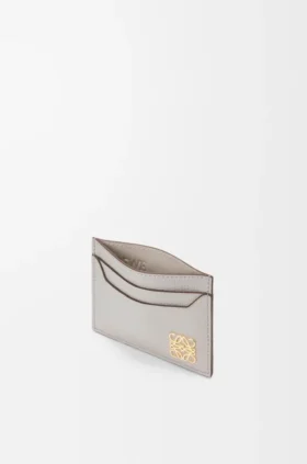 Anagram Plain Cardholder in Pebble Grained Calfskin