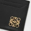 Anagram Plain Cardholder in Pebble Grained Calfskin Anagram Plain Cardholder in Pebble Grained Calfskin
