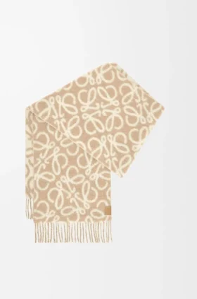 Anagram Scarf in Alpaca and Wool Blend