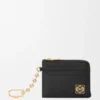 Anagram Square Coin Cardholder in Pebble Grained Calfskin Anagram Square Coin Cardholder in Pebble Grained Calfskin