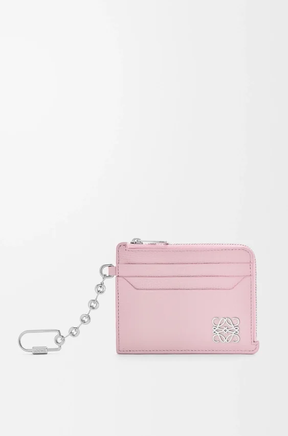 Anagram Square Coin Cardholder in Pebble Grained Calfskin Anagram Square Coin Cardholder in Pebble Grained Calfskin