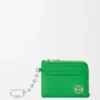 Anagram Square Coin Cardholder in Pebble Grained Calfskin Anagram Square Coin Cardholder in Pebble Grained Calfskin
