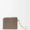 Anagram Square Coin Cardholder in Pebble Grained Calfskin Anagram Square Coin Cardholder in Pebble Grained Calfskin