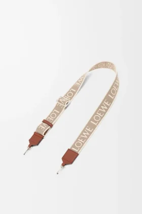 Anagram Strap in Jacquard and Calfskin