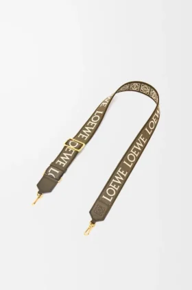 Anagram Strap in Jacquard and Calfskin