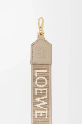 Anagram Strap in Jacquard and Calfskin
