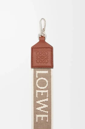 Anagram Strap in Jacquard and Calfskin