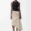 Anagram Tank Top in Stretch Viscose
