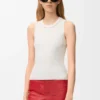 Anagram Tank Top in Stretch Viscose
