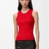 Anagram Tank Top in Stretch Viscose
