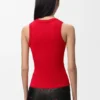 Anagram Tank Top in Stretch Viscose