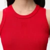 Anagram Tank Top in Stretch Viscose