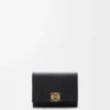 Anagram Trifold Wallet in Pebble Grained Calfskin