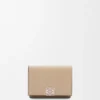 Anagram Trifold Wallet in Pebble Grained Calfskin