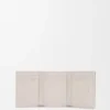 Anagram Trifold Wallet in Pebble Grained Calfskin