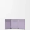Anagram Trifold Wallet in Pebble Grained Calfskin