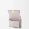 Anagram Trifold Wallet in Pebble Grained Calfskin