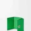 Anagram Trifold Wallet in Pebble Grained Calfskin