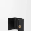 Anagram Trifold Wallet in Pebble Grained Calfskin