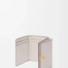 Anagram Trifold Wallet in Pebble Grained Calfskin
