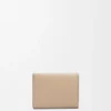 Anagram Trifold Wallet in Pebble Grained Calfskin