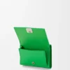 Anagram Trifold Wallet in Pebble Grained Calfskin