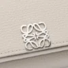 Anagram Trifold Wallet in Pebble Grained Calfskin