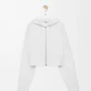 Anagram Zip-Up Hoodie in Wool