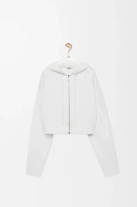 Anagram Zip-Up Hoodie in Wool