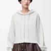 Anagram Zip-Up Hoodie in Wool